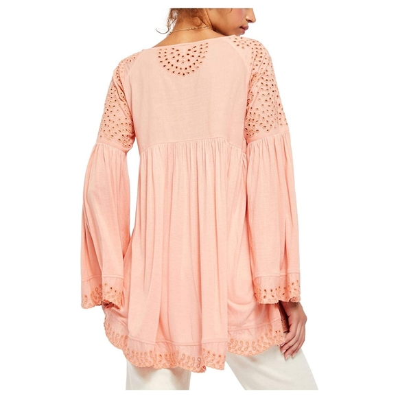 Free People Sea of Love Bell Sleeve Tunic Sz M NWT - Picture 11 of 11